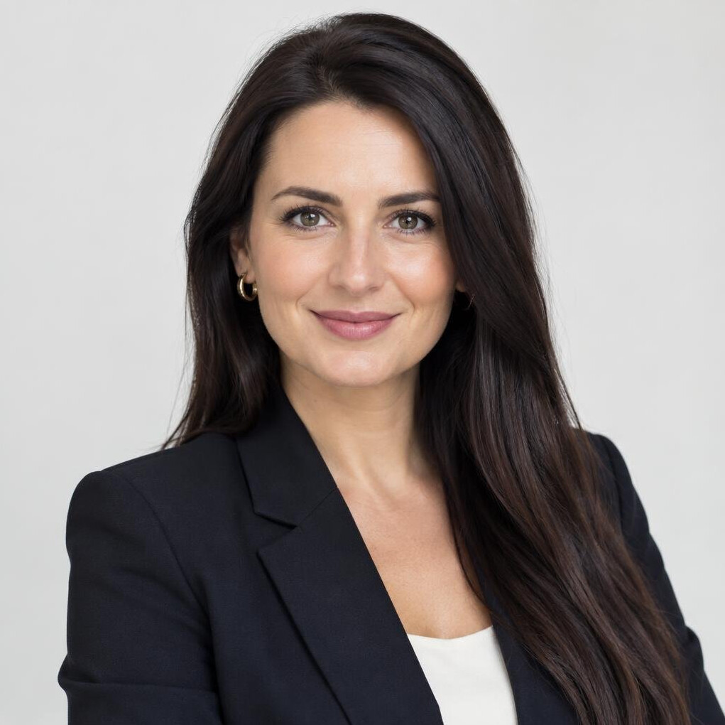 Studio portrait of a young professional woman